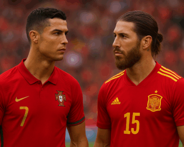 Portugal vs Spain football