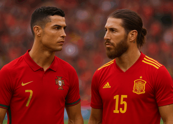 Portugal vs Spain football